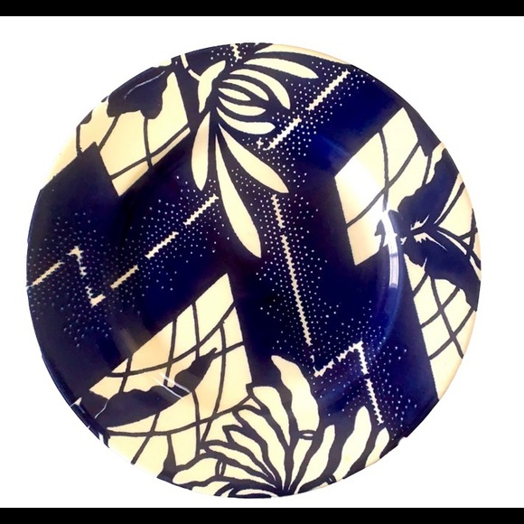 🔵VINTAGE Tiffany & Co. Blue•White “Butterfly” 🦋 Salad Plate - Picture 1 of 4